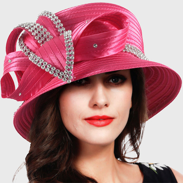 Satin Church Kentucky Derby Dress Hats SD707 – forbusitehats