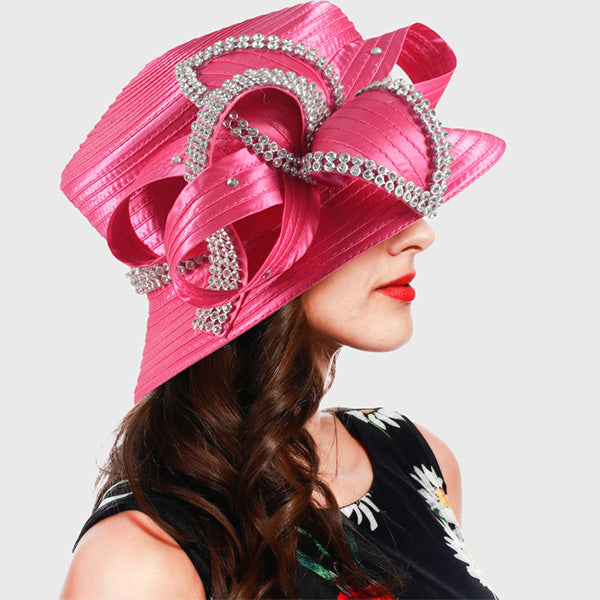 Satin Church Kentucky Derby Dress Hats SD707 – forbusitehats