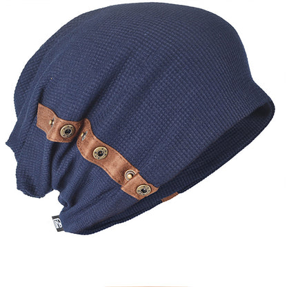 Herren-Slouchy-Mütze aus Baumwolle in Übergröße, B020