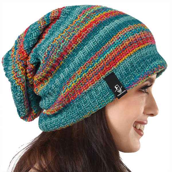 winter beanie womens green