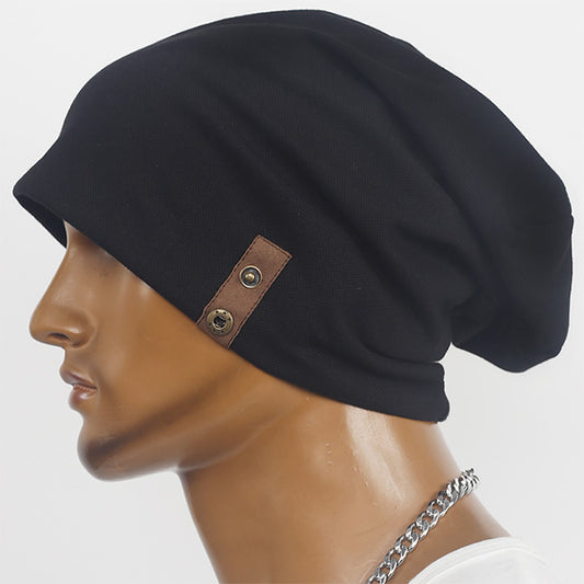 black beanie hat