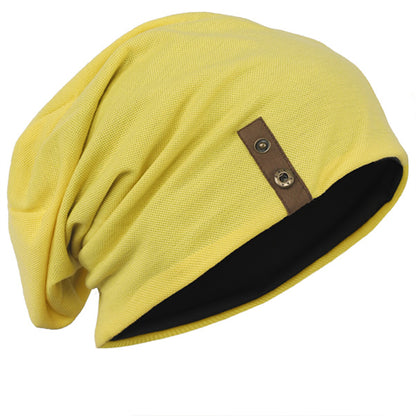 beanie hat yellow