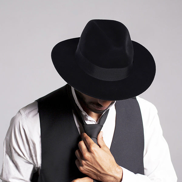 men hats black