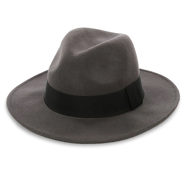 men fedora hat grey