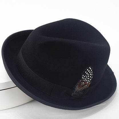 wool felt fedora hat
