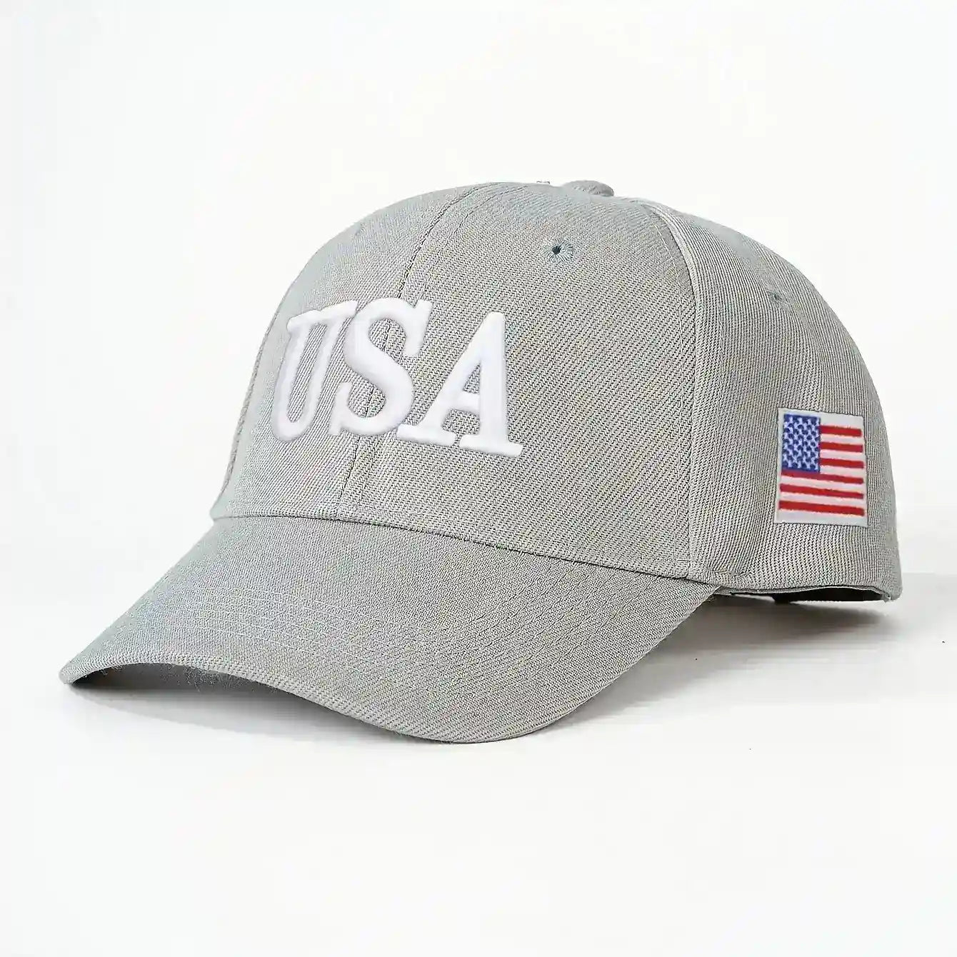 stylish grey usa baseball caps for men and women